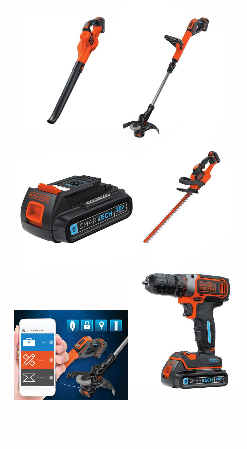 Review Black Decker SMARTECH 20V MAX Bluetooth Equipped Lawn